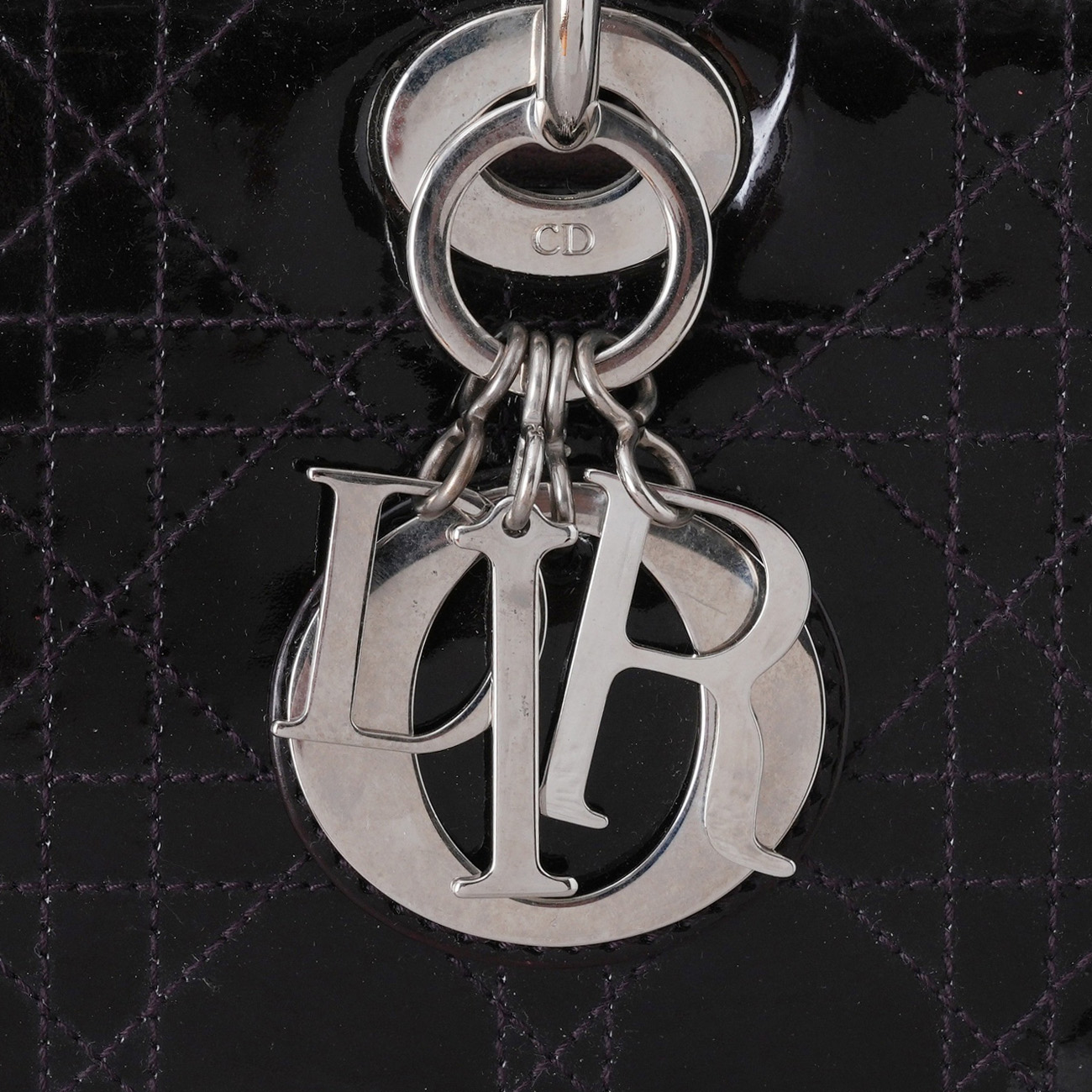 CHRISTIAN DIOR(USED)크리스찬디올 페이던트 레이디디올 라지 토트 겸 숄더백
